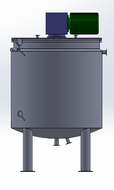 Ribbon Blender Mixer Alternate View